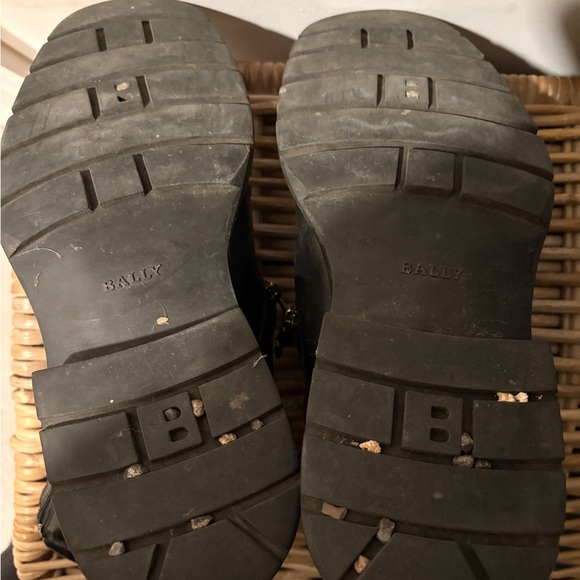 Bally Corigliano Leather Boots Made in Italy - Black 8.5 E | Free Shipping! - Picture 5 of 7